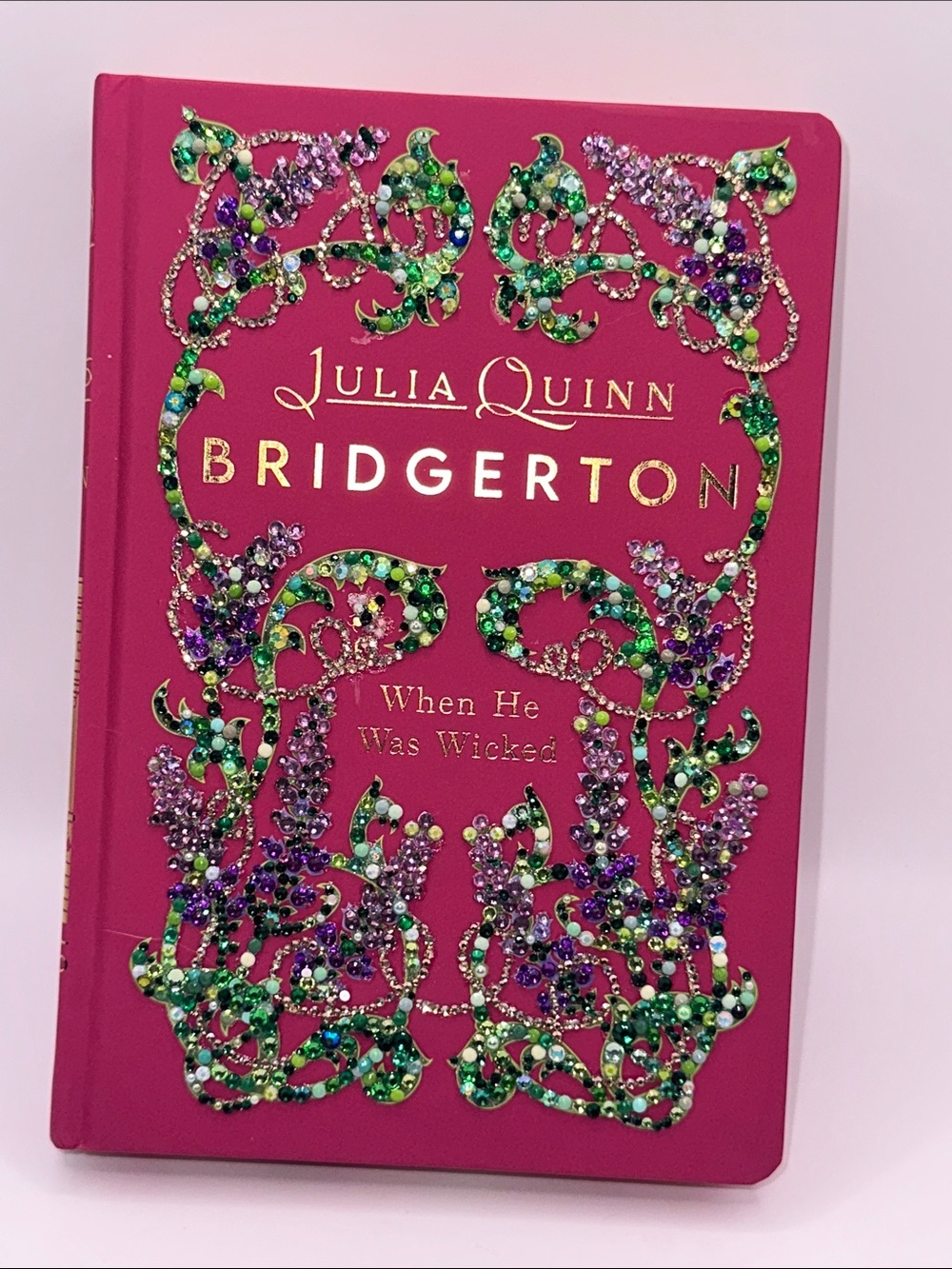Bridgerton 'When He Was Wicked' Embellished Hardcover Book